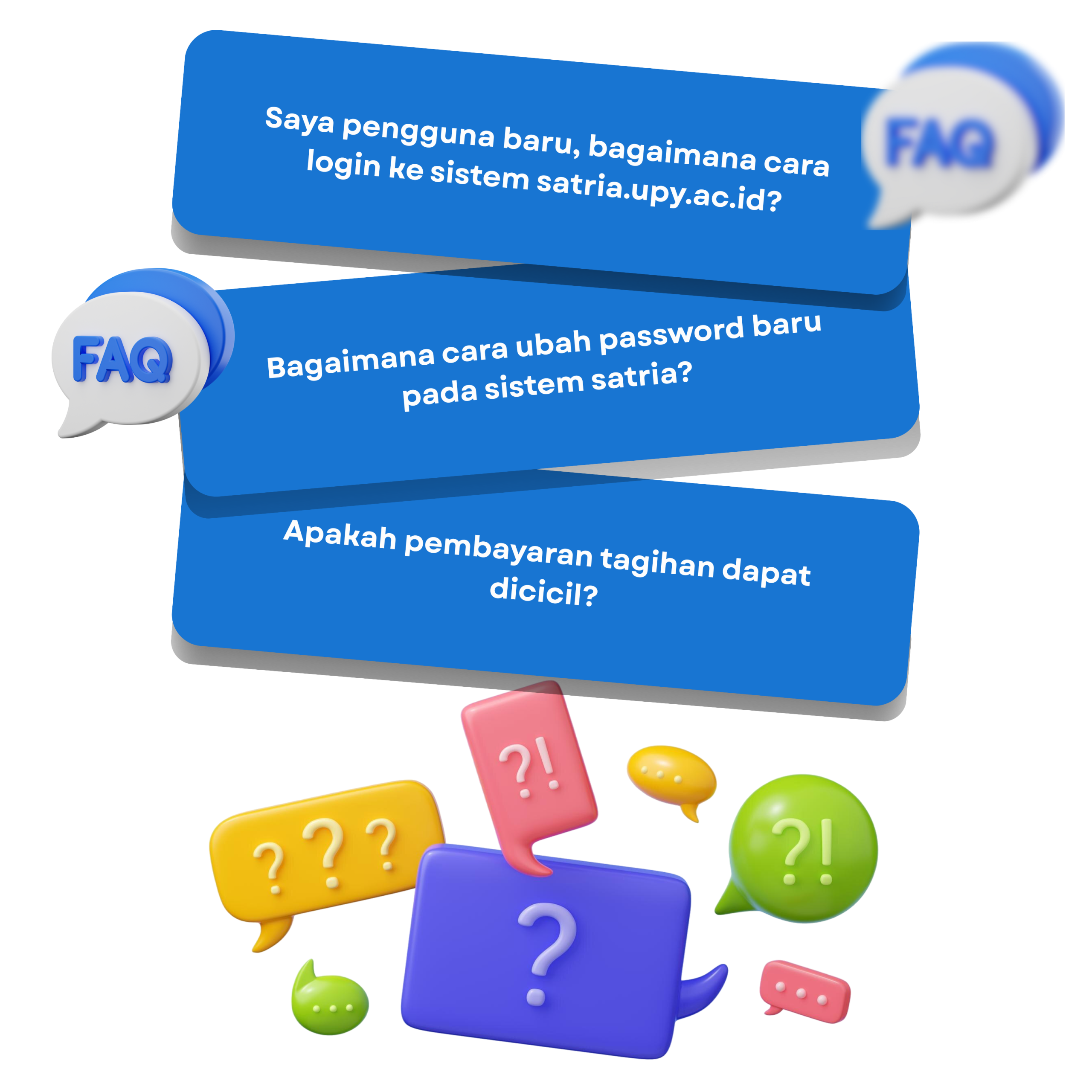 saya pengguna baru, bagaimana cara login ke sistem satria.upy.ac.id